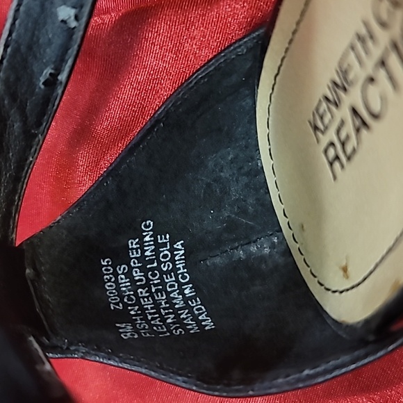 KENNETH COLE sz8 Fish N Chips strappy platform block heel - Picture 9 of 9